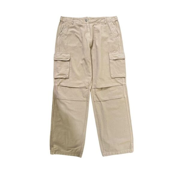 Coperni Canvas Wide Leg Cargo Pants in Beige - Picture 3 of 16